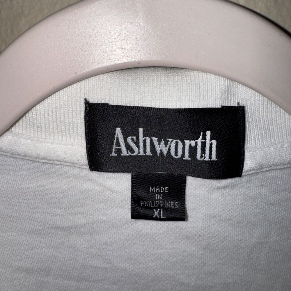 Ashworth Men’s Polo White - Picture 2 of 5